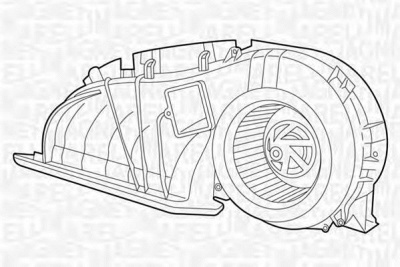 MAGNETI MARELLI 069401324010 -  Электродвигатель, вентиляция салона